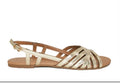 Gold sandals