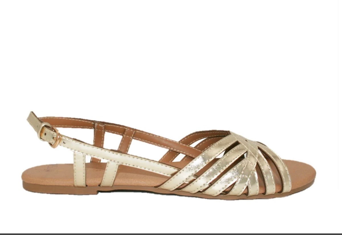 Gold sandals